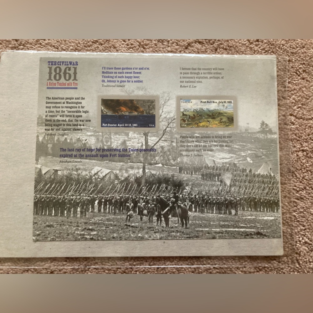 150th Anniversary 1861 Civil War Stamps - Collectible Stamps
